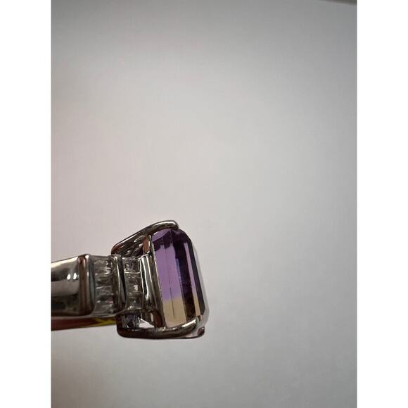 NEW ametrine and topaz sterling silver ring size 11 - Picture 8 of 16
